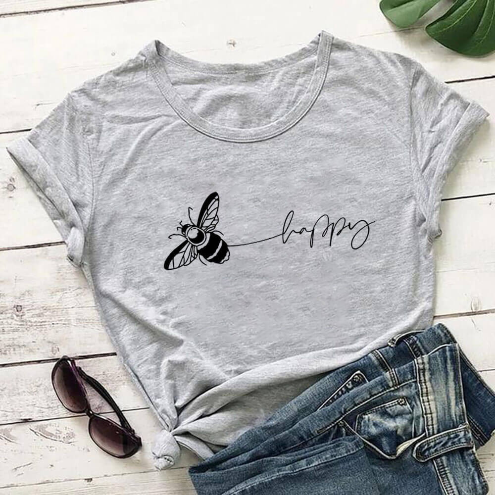 Bee Happy T Shirt