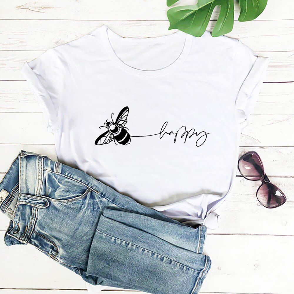 Bee Happy T Shirt