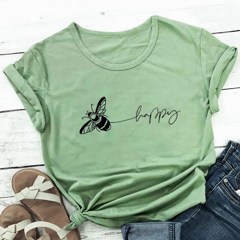 Bee Happy T Shirt