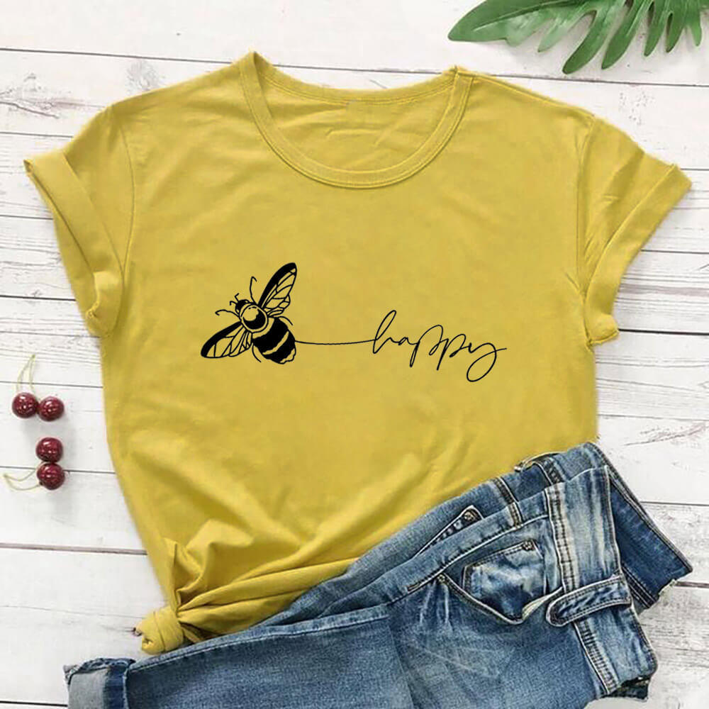 Bee Happy T Shirt