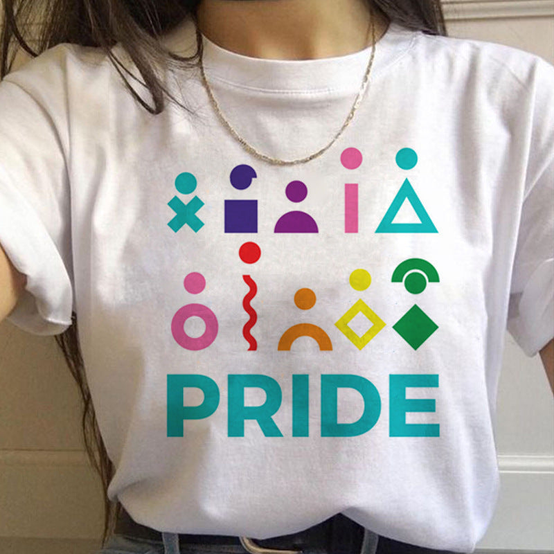 Gay Pride Rainbow short Sleeve  T-shirt